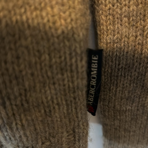Vintage Abercrombie & Fitch Isle Nordic Crewneck muscle Sweater size large EUC - Picture 4 of 9